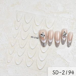 Sticker french interior cu dunga aurie - SD 2194