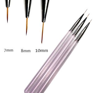 Set 3 pensule liner subtiri