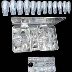 Soft gel tips balerina diamant 120 buc.