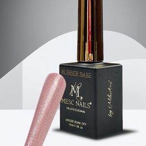 Baza Rubber Mesc Nude Glitter HEMA/TPO FREE Nr. 08 - 15ml