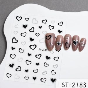 Sticker unghii - ST 2183 argintiu