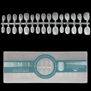 Tipsuri soft gel Patrat mic 30 unghii diverse marimi