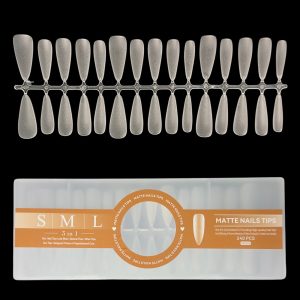 Tipsuri soft gel Stiletto 30 unghii diverse marimi