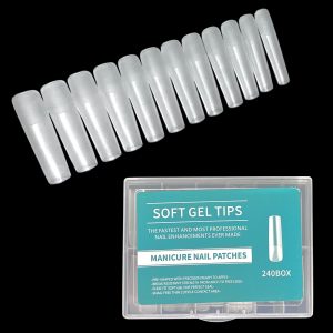 Tipsuri soft gel Square 240 buc. 12 marimi