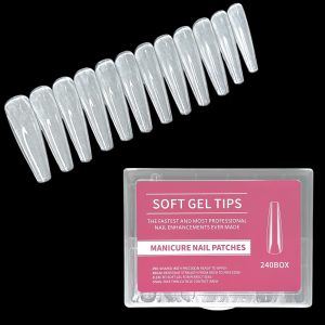 Tipsuri soft gel Ballerina 240 buc. 12 marimi