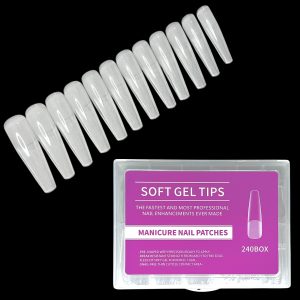 Tipsuri soft gel Ballerina 240 buc. 12 marimi