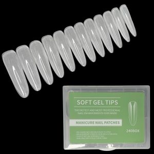 Tipsuri soft gel Migdala 240 buc. 12 marimi