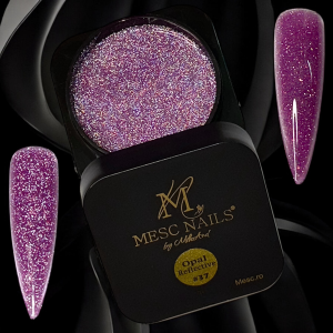 Builder gel MESC Opal Reflective Shocking Shine Free Hema Nr.37 - 20gr.