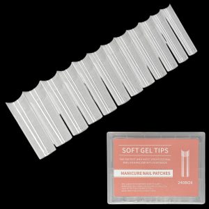 Tipsuri soft gel Square 240 buc. 12 marimi