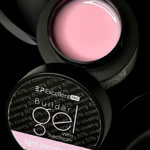 Builder Gel Excellent Pro Light French Pink cu Tixotropie 15gr.