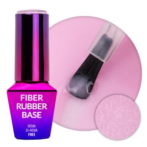 Baza MollyLac Rubber Fiber Base Cherry Blossom Free HEMA/Di-HEMA 10gr.
