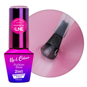 Bază Rubber 2 în 1 Up&Colour MollyLac Candy Blush Free HEMA/Di-HEMA 10gr. nr. 3