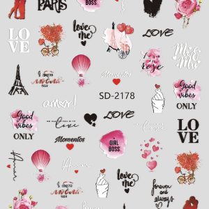 Abtibild Sticker Unghii SD-2178