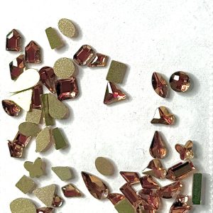 Strasuri pietricele cristale mari diverse forme 30-36 buc.