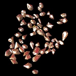 Strasuri pietricele cristale mari diverse forme 30-36 buc.