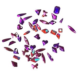 Strasuri pietricele cristale mari diverse forme 30-36 buc.