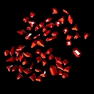 Strasuri pietricele cristale mari diverse forme 30-36 buc.