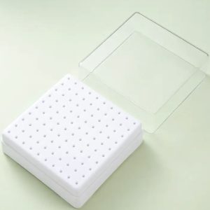 Suport capete freza 100 pozitii - alb