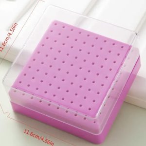 Suport capete freza 100 pozitii - roz