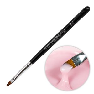 Pensulă ovală pentru gel NTN Premium mărimea 6