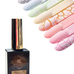 Oja semipermanenta Crackle Mesc Nails alba #27 15gr.