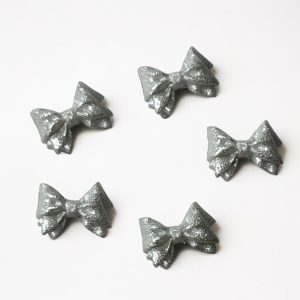 Nail charms fundite sidefate albe decor unghii 5 buc.