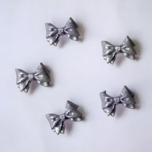 Nail charms fundite sidefate mov decor unghii 5 buc.