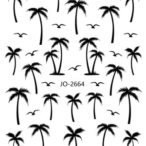 Abtibild Sticker Unghii JO-2664 negru