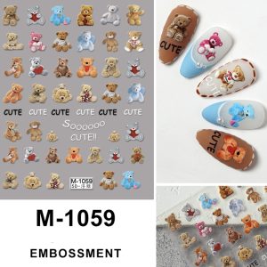 Abtibild Sticker Unghii 5D M-1059