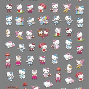 Abtibild Sticker Unghii 5D M-1332