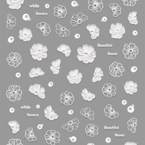 Abtibild Sticker Unghii 5D M-1440