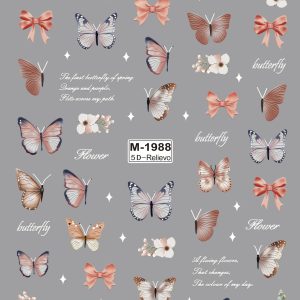 Abtibild Sticker Unghii 5D M-1988