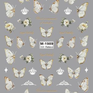 Abtibild Sticker Unghii 5D M-1989