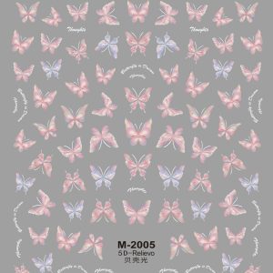 Abtibild Sticker Unghii 5D M-2005