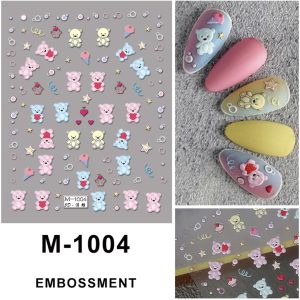 Abtibild Sticker Unghii 5D M- 1004