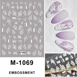 Abtibild Sticker Unghii 5D M- 1069