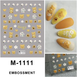 Abtibild Sticker Unghii 5D M- 1111