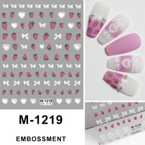 Abtibild Sticker Unghii 5D M- 1219