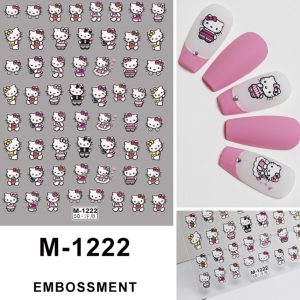 Abtibild Sticker Unghii 5D M- 1222