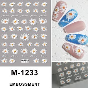 Abtibild Sticker Unghii 5D M- 1233