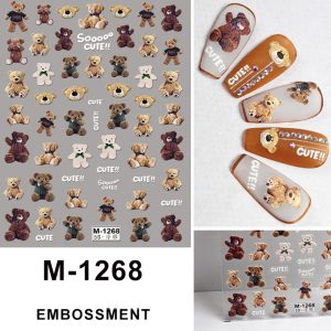 Abtibild Sticker Unghii 5D M- 1268