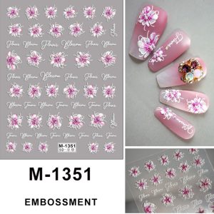 Abtibild Sticker Unghii 5D M- 1351