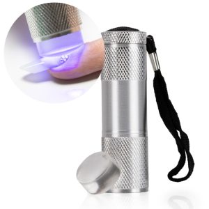 Mini lanternă LED/UV 9W cu stampila