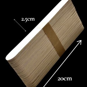 Spatule lemn de unica folosinta set 50 buc. 9cm x 2cm