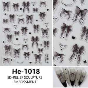 Abtibild Sticker Unghii 5D He-1018