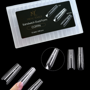 Tipsuri sandwich Balerina Mesc dual forms 240 pcs. 15 marimi