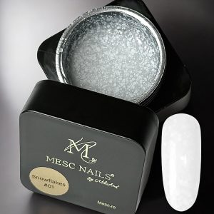 Builder gel Uv/Led Mesc Snowflakes #01 TPO/HEMA FREE autonivelant 20gr.