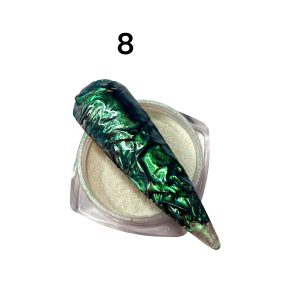 Pigment cu efect de oglindă verde nr.8