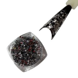 Foita argintie maruntita ultra-subțire pentru decorațiuni