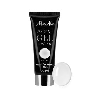 Acrylgel Polygel Molly Nails HEMA/Di-HEMA Free Clear 30 ml